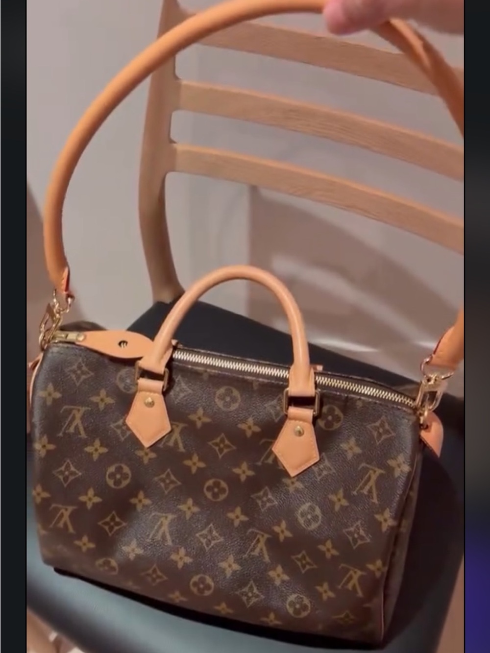 Louis Vuitton Speedy 30 Monogram Bando
